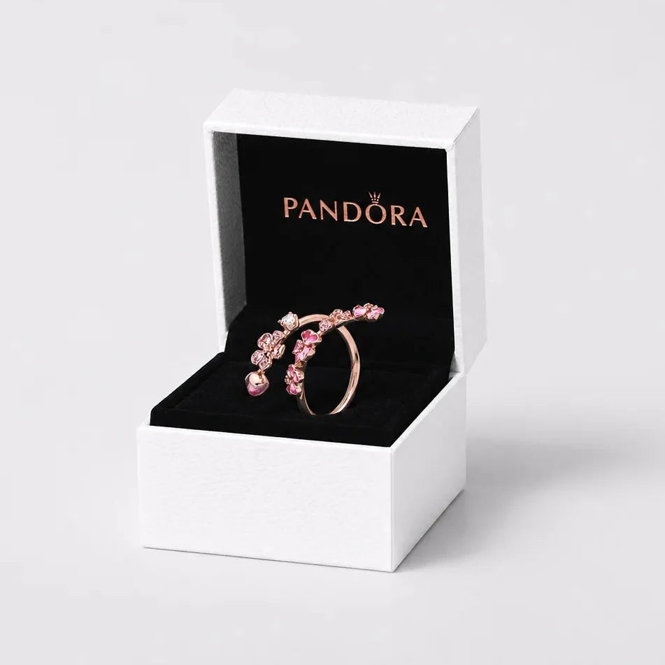 Peach Blossom Ring | Adjustable Open Band