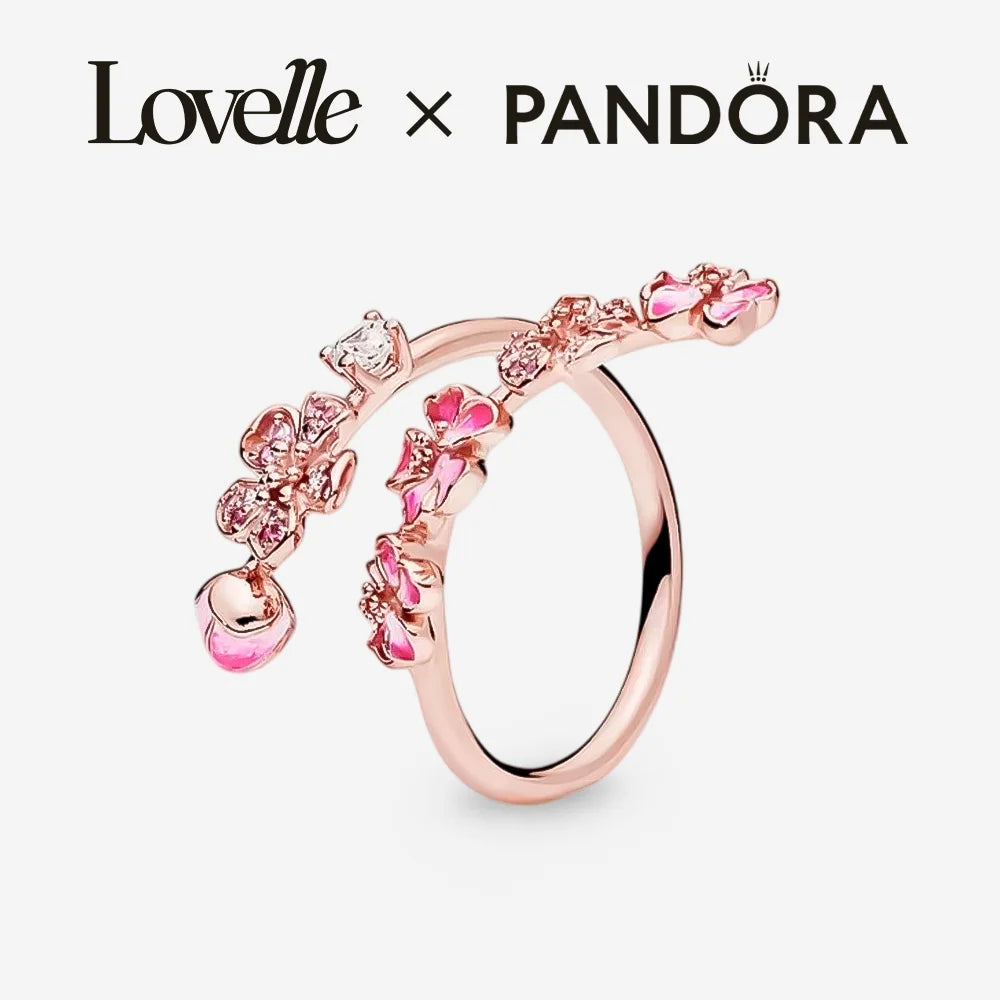 Peach Blossom Ring | Adjustable Open Band